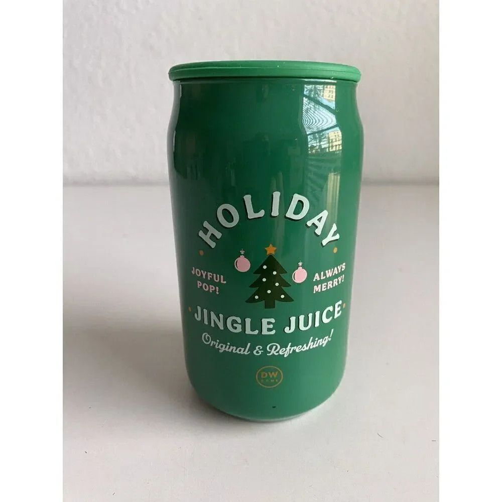 DW Home Holiday Jingle Juice Soda Pop‎ Candle 15.4 Oz Scented Christmas NEW